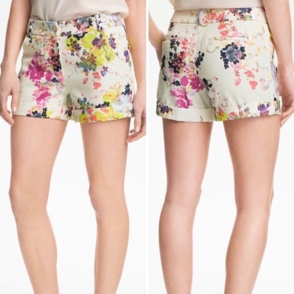 TED BAKER London Bonno Summer Bloom Floral Trouser Shorts Cuffed Pockets 1 / 4 - Picture 16 of 16